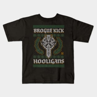 Sheamus Brogue Kick Hooligans Christmas Ugly Kids T-Shirt